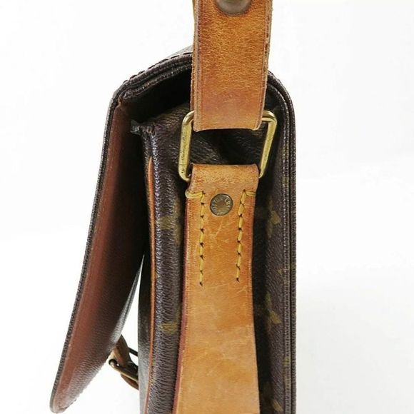 C2: 100% Authentic LOUIS VUITTON Cartouchiere MM Monogram Shoulder Bag Purse - Picture 5 of 13